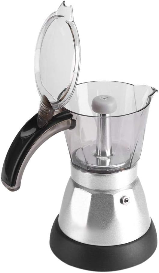 Weiyirot Electric Coffee Maker 480W 220V 300ML/6 Cups Coffee Pot Detachable Espresso Coffee Maker Pot for Home Kitchen Office Use (EU Plug)