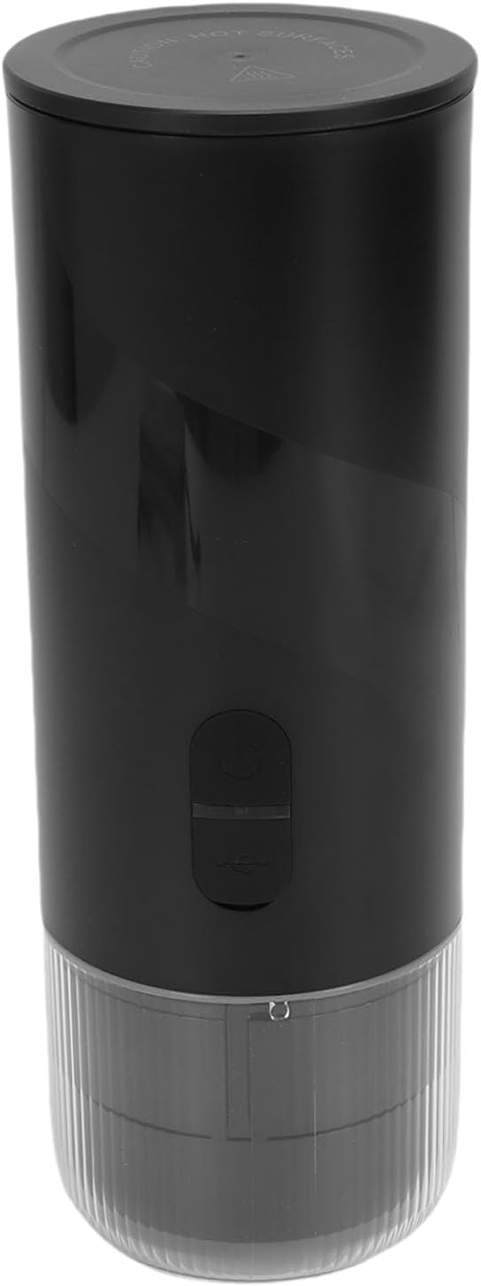 Portable Italian Coffee Machine Rechargeable Travel Capsule Coffee Maker Compatible Ground for Outdoor Car Camping Hiking