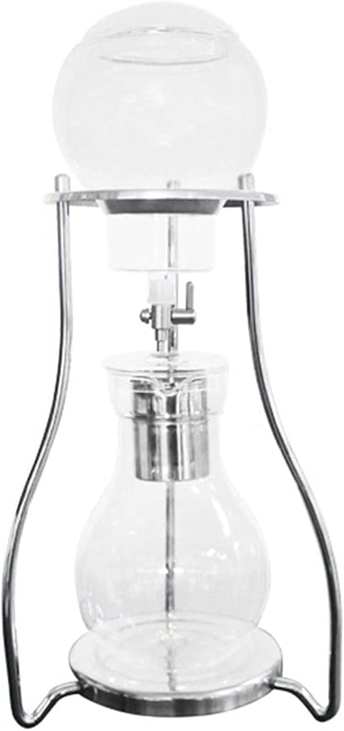 Beverage Equipment Modern Cold Brew Coffee Maker 600ML/20.3OZ Iced Drip Coffee Maker with Stainless Steel Filter Borosilicate Glass Coffee Maker Siphon Coffee Maker