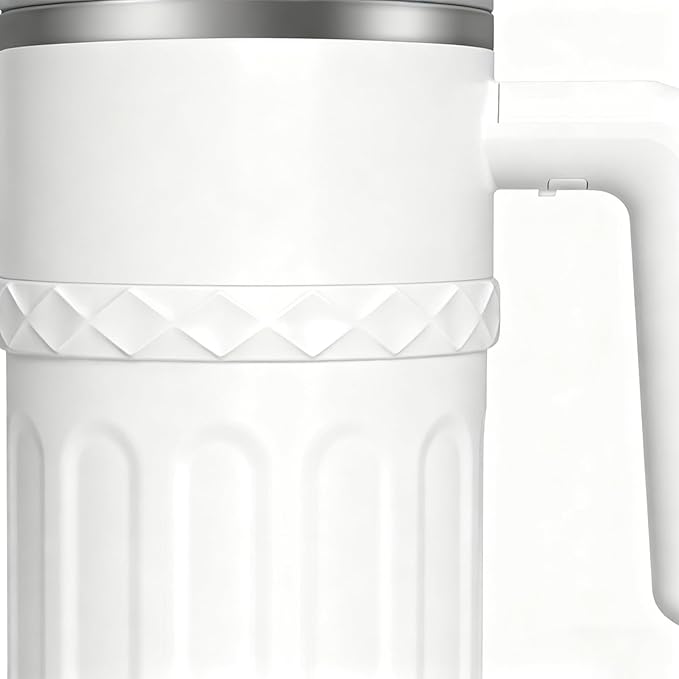 Self Stirring Coffee Mug - Rechargeable Tumbler with Lid - Stirring Cup with Temperature Display | for Blending Beverage Chocolate Cafe Home Kitchen Camping
