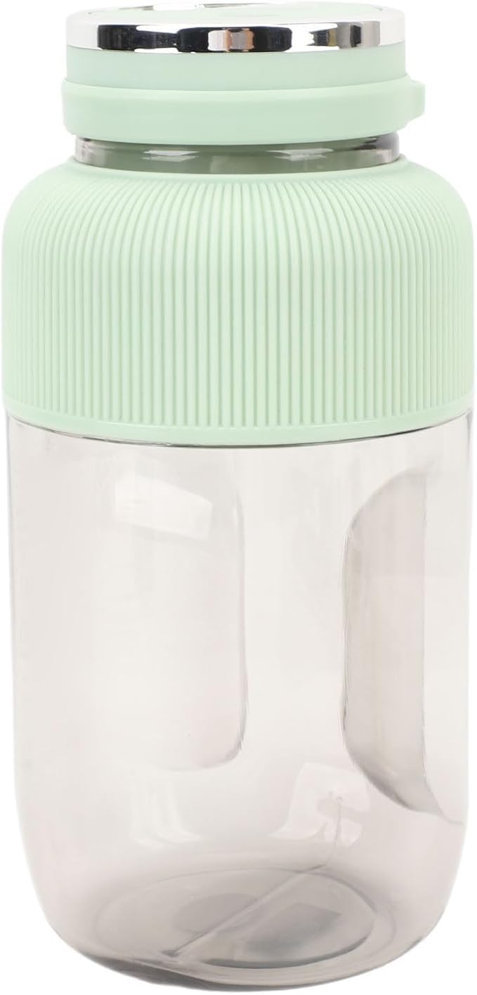 Asixxsix Portable Juicer Cup 1200ml Capacity 3000mAh Battery 6 Blades Electric Blender Cordless Rechargeable Cup with USB Charging for Home Outdoor Use
