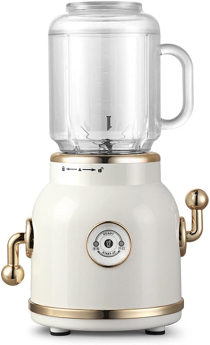 Retro Blender Household Semi-Automatic Juicer Portable Cup Body Cooking Machine Juice Chopping Vegetables Minced Meat LP (Color : Sapphire Blue Size : USA) (Sapphire Blue E)