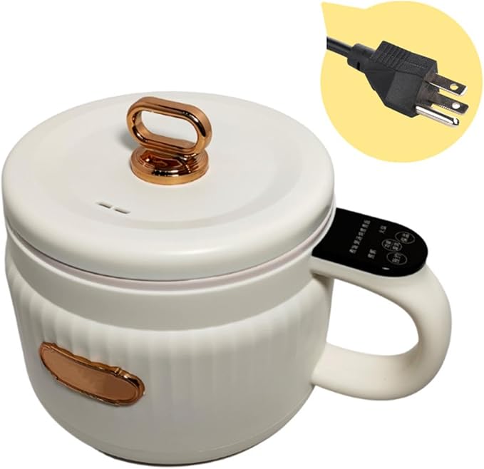 Compact 6L Electric Rice Cooker for Small Kitchens Beige