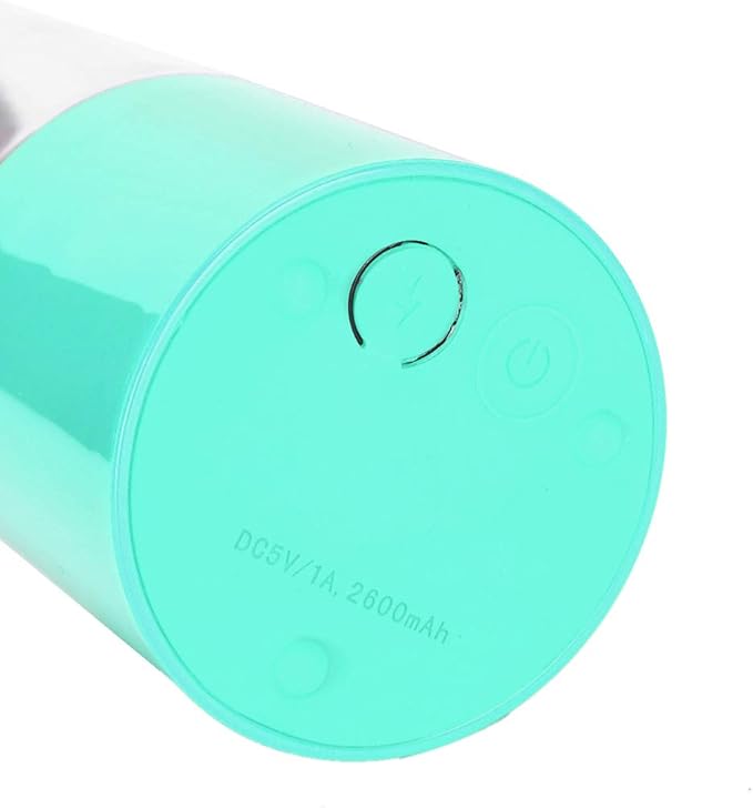 Portable Electric Fruit Cup with Two Blades Cutting Juicer Blender 2600mAh Travel Home USB Rechargeable (500ML)