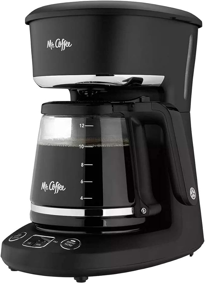 Mr. Coffee® 12-Cup Programmable Coffeemaker Brew Now or Later