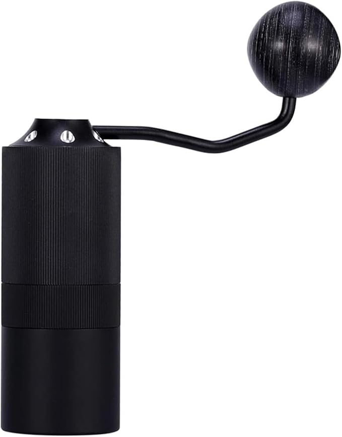 Portable Manual Coffee Maker &amp Hand Grinder - Perfect for Camping Travel and Office Use Black(Black)