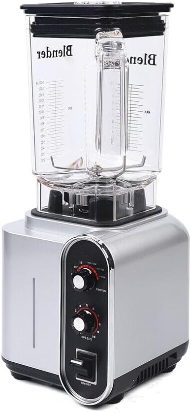 Professional Power Blender 2200W Heavy Duty Commercial Electric Blender Heavy Duty Grade Mixer Juicer 24000r/min 10 Speeds &amp Timer for Smoothies Juices Powdered Powder Milkshakes
