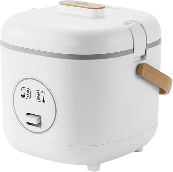 Mini Rice Cooker Commercial Rice Cooker 1.2L Portable Multi-Function Rice Cooker Ceramic Non-Stick Inner Pot For 1-3 People