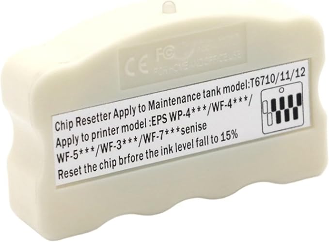 1PC T6710 T6711 T6712 Ink Maintenance Box Chip Resetter for Epson WF 7720 7715 7710 7210 7110 7610 7620 3620 3640 L1455