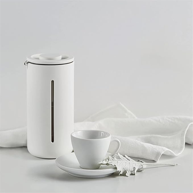 Coffee Carafe Household Coffee Machine Manual Filter Coffee Maker Convenient(White)