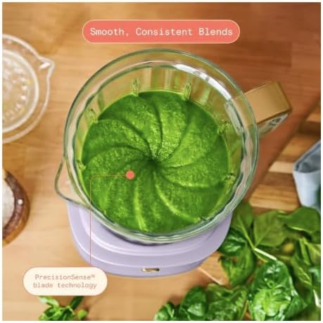 PowerExact Blender System Touch Activated High Performance With On The Go 20 oz Cup (Lavender)