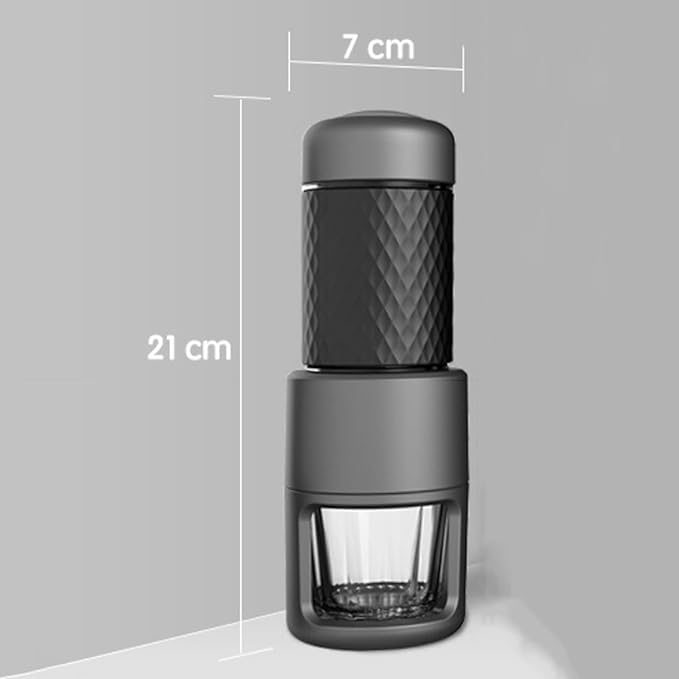 Ice Drip Coffee Maker Brew Coffee Machine Manual Coffee Grinders Portable Multifunctional Drinkware Household Kitchen WaterPink