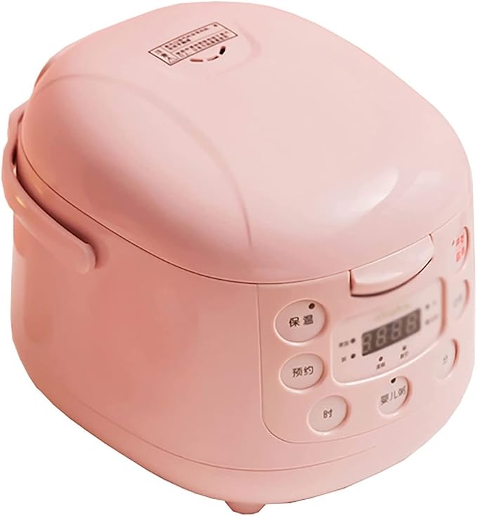 Rice Cooker &amp Steamer 2L Large Capacity Aluminum Alloy Non-Stick Liner for Family Dormitory for 2~4 People Rice Cooker