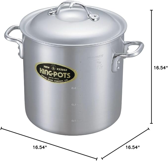 Yamashita Kogei 04-0169-0110 Newking Rice Pot 16.5 inches (42 cm) 12.4 gal (57.0 L)