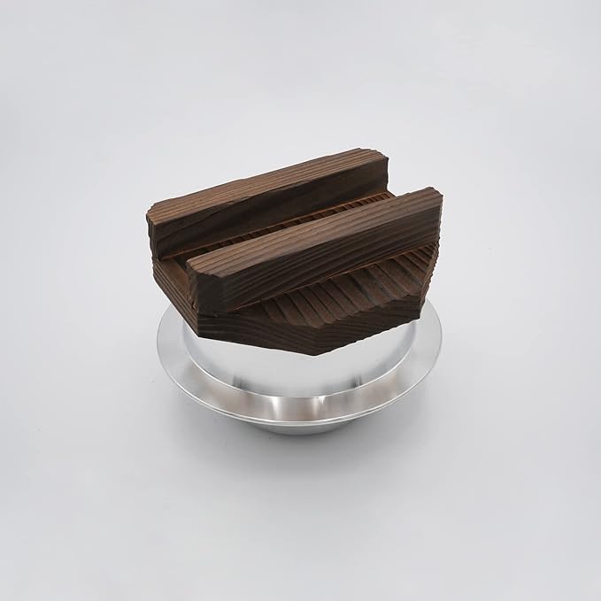 Kawanami Shoten Rice Pot Easy to Make For 1 Go Wooden Lid Made in Japan Aluminum Fluorine Treatment Outdoor Camping Direct Fire Repositionable