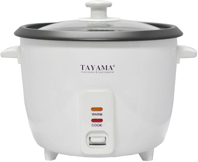 Tayama 3 Cup Rice Cooker with Steamer