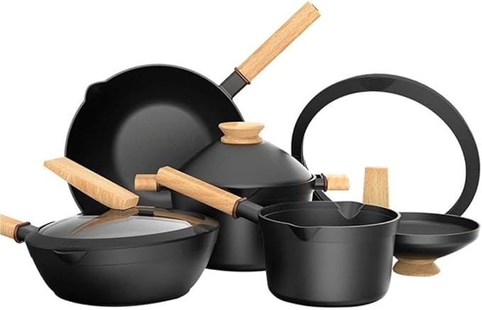 Pots and Pans Set Creative Cooking Pot Non-Stick Household Cooking Pot Cookware Sets Kitchen Supplies Kitchen Cooking Set