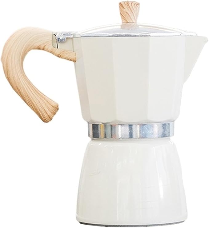 Moka Coffee Maker - Home Espresso Tool Heat Resistant Stainless Steel For Gas Stove(DMKY362)