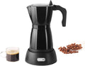 Pot 550W Aluminum Alloy Coffee Maker with Fine Holes Filter Ergonomic Handle for Cappuccino Latte Silky Smooth Coffee Experiencefor Kitchen Office Camping