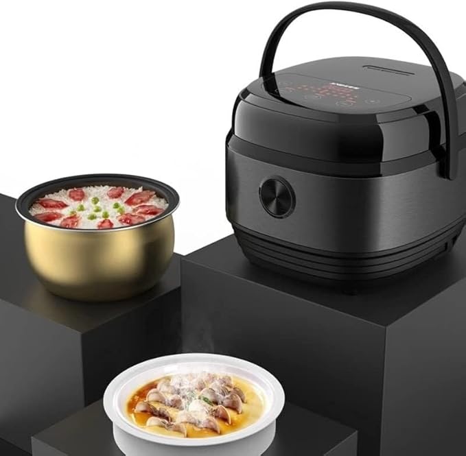 Portable rice cooker220V Mini Electric Cooking Machine Household Multi Electric Rice Cooker Non-Stick Pan Machine Make Porridge Soup
