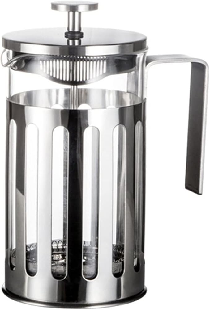 Stainless Steel French Press Coffee Maker Tool Insulated Tea Brewer Pot With Filter Baskets