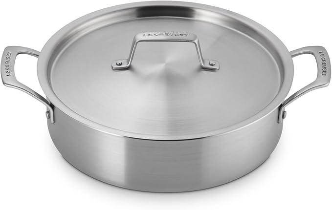 Le Creuset Essential Stainless Steel 13 Piece Cookware Set