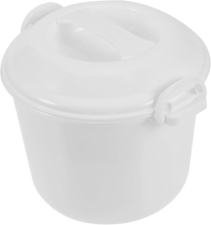 Healifty Microwave Rice Cooker with Lid 3L Capacity Microwave Rice Steamer Convenient Food Box for Family Meals Versatile Steamer for Home Cooking