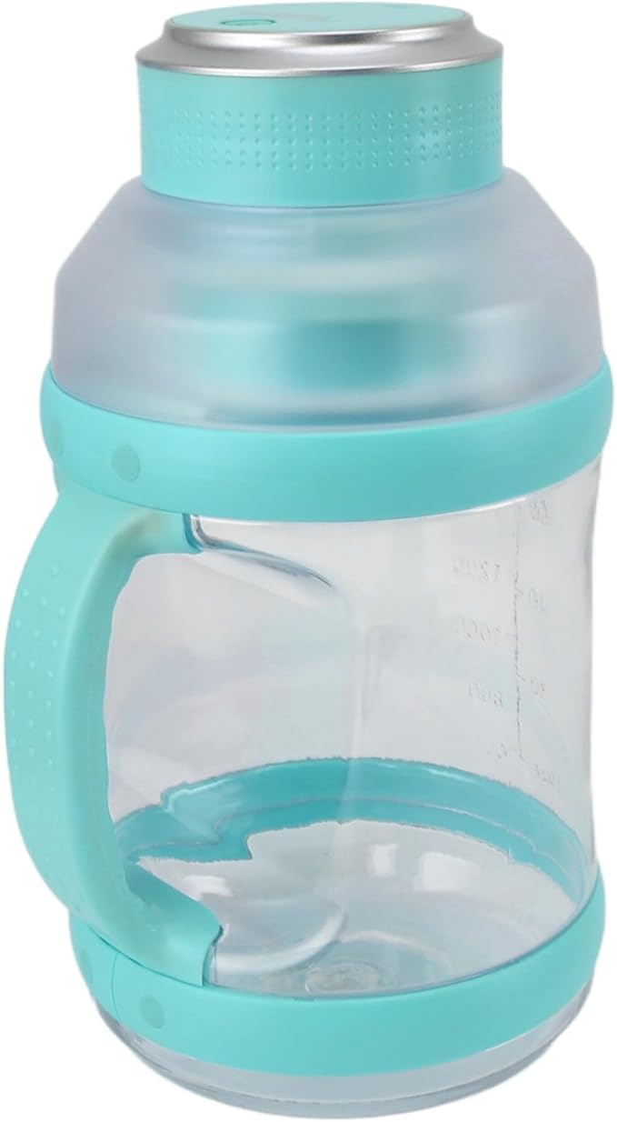 Haofy 2L Large Capacity High Speed Blender with USB Charging Port Double Design for Shakes Smoothies and More (Blue Green)