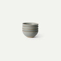 MORA Small Bowls Set of 4 16oz Ceramic Pottery Dessert Bowls - Microwave Oven and Dishwasher Safe - Peppercorn