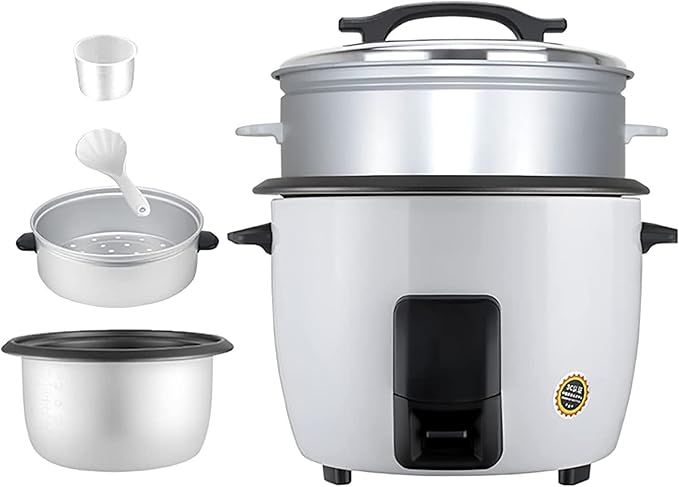 Rice Cooker-Steamer Household Old-Fashioned Multifunctional Non-Stick Rice Cooker Smart Insulation for 2-8 People (C 6l) (C 6l)