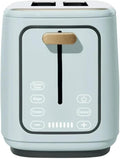 2 Slice Toaster Touch-Activated Display Extra Wide Slots Bagel Function Stainless Steel Kitchen