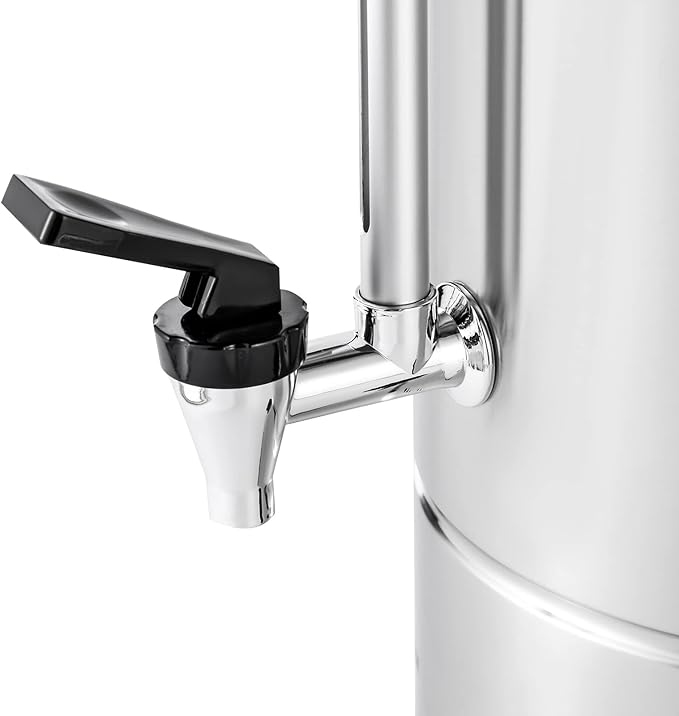 1400W 25L/6.6gal Commercial Coffee MakerStainless Steel Coffee PercolatorCommercial Coffee UrnLarge Coffee Urn For Home Party Office Wedding30-110°C/86-230°F