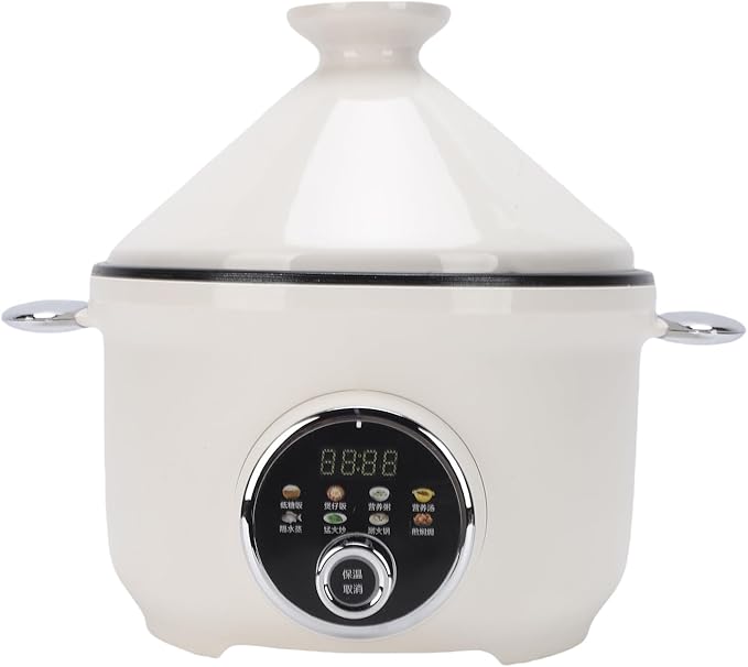 Pssopp Electric Pressure Cooker 3.2L Capacity Nonstick Multi Cooker with Steam Rack for fit Daily Cooking (GB Plug 220V)