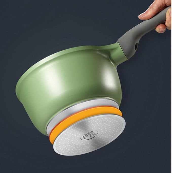 Kitchen Cooking Sets 3Pcs Cookware Set Wok Frying Pan Milk Pot with Lid Medical Aluminum Alloy Non-Stick Cooking Pot Set Kitchen Cookware Sets