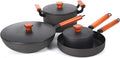 Non-Stick Cookware SetKitchen Cooking Pot SetKitchen Utensil Setwith Soup PotFrying PanWokMilk Pan