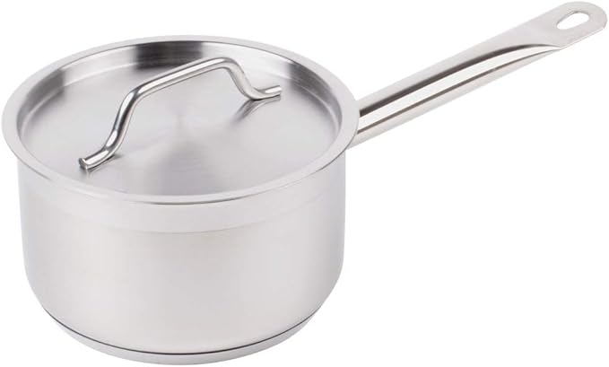7-Piece Stainless Steel Induction Ready Cookware Set with Stock Pot Perfect for restaurant home kitchen commercial.