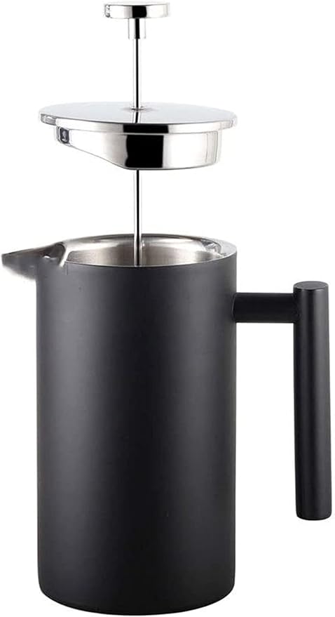 Stainless Steel Coffee Press Maker French Press Coffee Maker Designed with Double Wall and Extra Filters for A Richer and Fuller Coffee Flavor (25oz) Perfect Valentine's Day Gift Idea