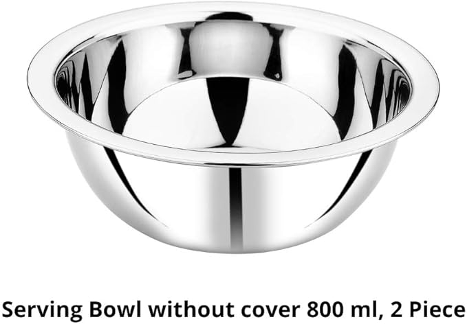 Vinod Stainless Steel 24 Piece Dinner Solid Set for Four Persons