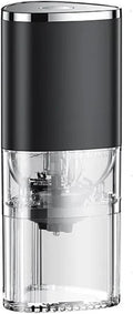 Portable Coffee Machine 2Pcs Portable Electric Coffee Grinder Household Detachable Coffee Bean Grinder Rechargeable Grinderfor Outdoor Travel Picnic(BLACK_ONE PACKAGING)