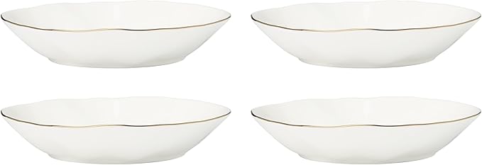 Lenox 899193 Blue Bay White Pasta Bowls Set Of 4 Service For 4