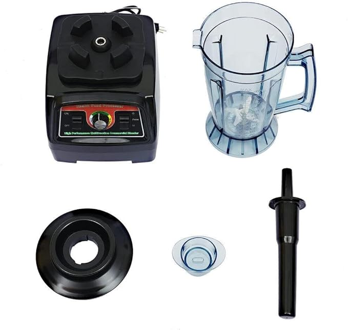 2800w Household Blender Commercial Smoothie Blender Multifunctional Juicer 3-level Knob Speed Regulation 3.9l Large Capacity Fast Juice Extraction for Cafe/breakfast Shop