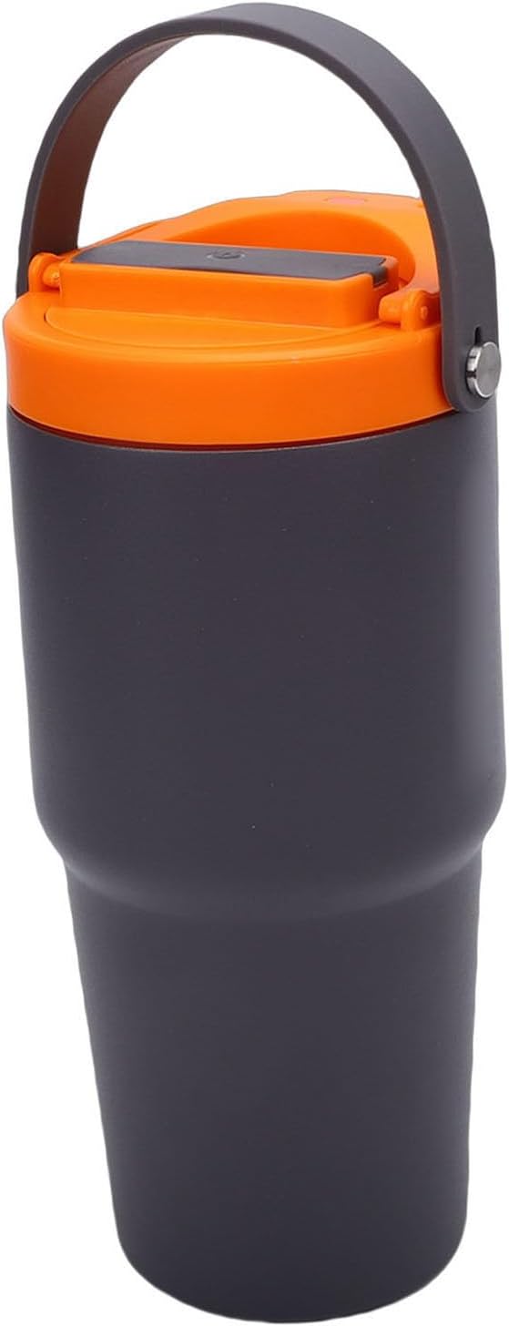 Pssopp Coffee Machines 600ml Stainless Steel Electric Coffee Extraction Mug with Insulated Function for Outdoor Travel Camping Portable Maker Small Maker