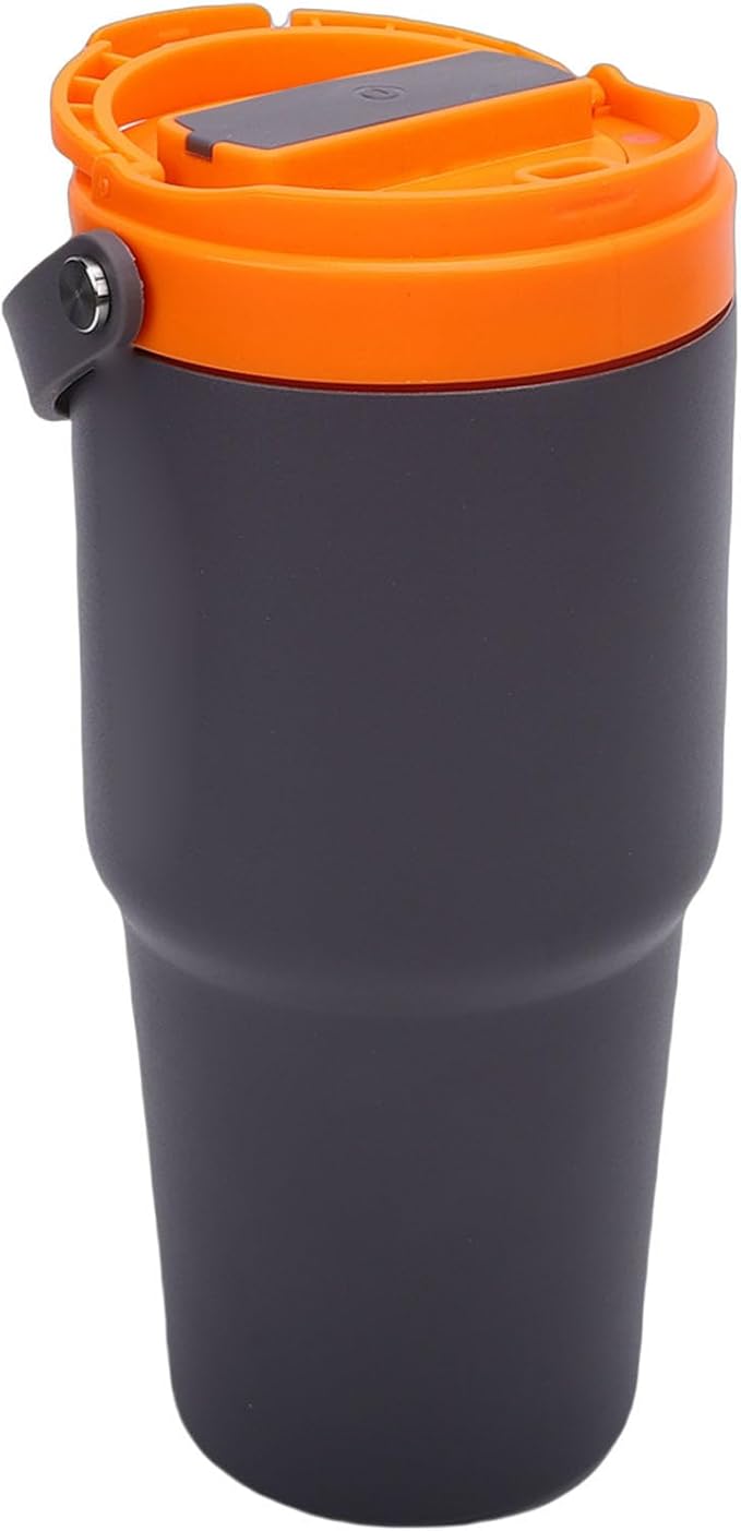 Portable Coffee Maker 600ml Stainless Steel Insulated Electric Coffee Extraction Bottle with USB Rechargeable for Outdoor Travel Car Office Gym