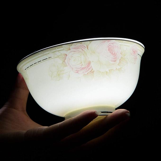 Elegant Flowers Pattern Ceramics Combination Tableware Set of 46 Pieces Plates Bowls Dish Soup Pot Dinner Set for Banquet Wedding Gifts