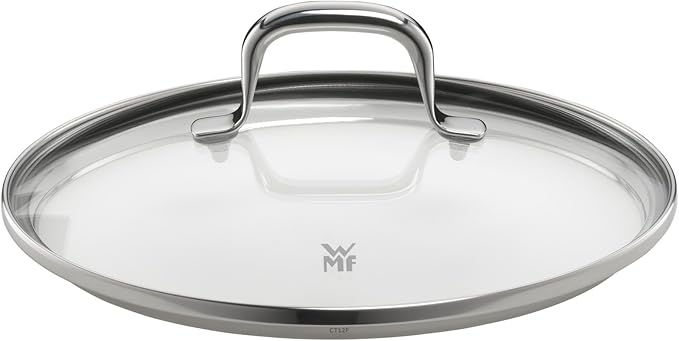 WMF Fusiontec Essential Induction 3-Piece Saucepan Set with Glass Lid Induction Pots Set High-Tech Ceramic Scratch-Resistant Uncoated No Inner Scale Drip-Free Dark Blue