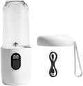 Yoidesu Portable Blender with Lid Cordless Personal Blenders with Digital Display 500ML Electric Juicer Powerful 16 Blade USB Rechargeable for Travel Kitchen Sports Outgoing