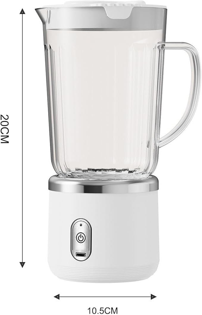 Upgraded Electric Juicer: Wireless &amp Portable 800mL Desktop Blender with High Power Detachable Cup &amp Easy-Clean Design. Ideal for Fresh Homemade Juices Perfect for Home Kitchens and Offices
