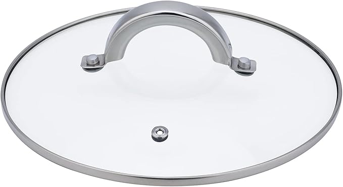Switzerland 7 Stainless Steel AISI 430 7-Piece Cookware Set with Tempered Glass Lids with Valve - Suitable for Gas Electric Ceramic and Induction Cookers