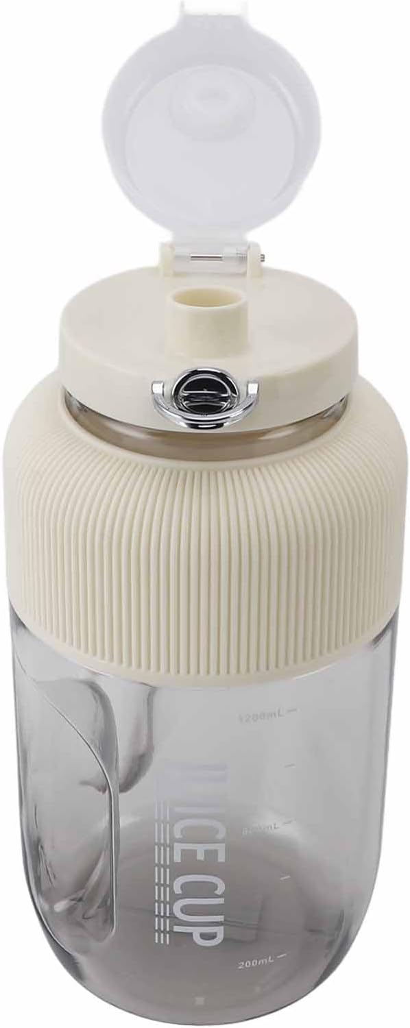 Pssopp Size Blenders for Smoothies and Shakes Electric Cup Smoothie Baby Food Mixing Machine with Powerful MotorPortable Blender for Home Travel (White)