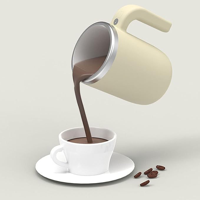 Magnetic Self Stirring Mug 304 Stainless Steel Electric with Wide Mouth for Protein Shakes Coffee Tea Milk